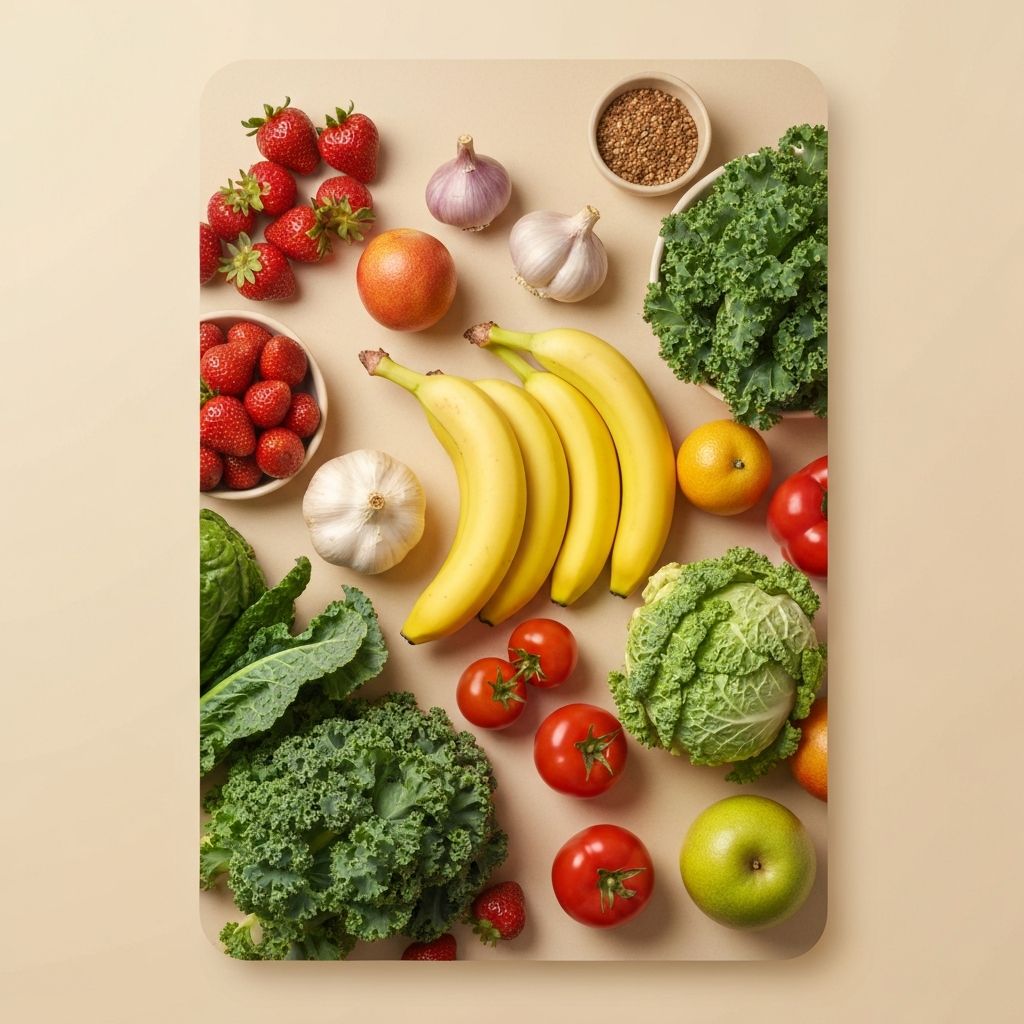 Naturalne składniki - warzywa i owoce